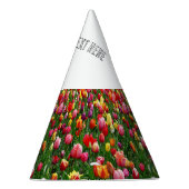 Charmanter Blumengarten ergänzen Text hier Handwer Partyhütchen (Rechts)