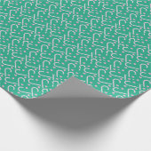 Charmanter Bonbons und Herzmuster Geschenkpapier (Ecke)