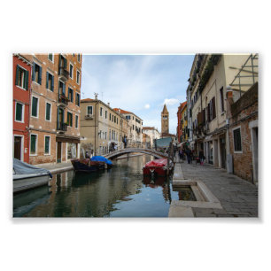 Charmanter Cannaregio-Kanal Venedig Italien Fotodruck