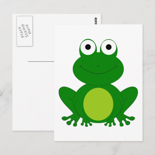 Charmanter Cartoon Postkarte (Vorne/Hinten)