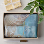 Charmanter Chihuahua Beach Seashell Decoupage Seidenpapier (Geschenk)