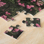 Charmanter Coastal Cape Cod Rose Covered Hütte Spa Puzzle (Seite)