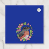 Charmanter Connecticut-Vogel mit Mirabilis Geschenkanhänger (Rückseite)