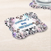 Charmanter Dalmatiner Welpe Watercolor Geburtstags Untersetzer (angewinkelt)