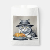Charmanter festlicher Erntedank Cat in Disguise Geschenktütchen (Vorderseite)