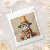 Charmanter festlicher Erntedank Cat in Disguise Geschenktütchen (Ausgeschnitten)