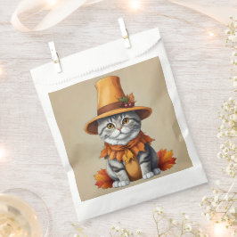Charmanter festlicher Erntedank Cat in Disguise Geschenktütchen