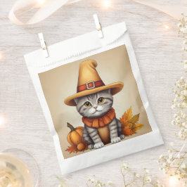 Charmanter festlicher Erntedank Cat in Disguise Geschenktütchen