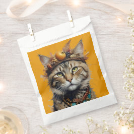 Charmanter festlicher Erntedank Cat in Disguise Geschenktütchen