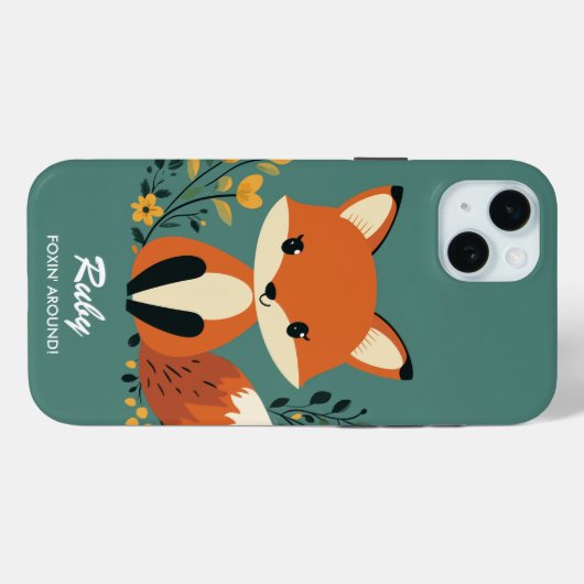 Charmanter Fox Vibes - Niedlich & gemütlich Case-Mate iPhone Hülle (Rückseite (Horizontal))