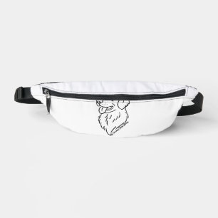 Charmanter Golden Retriever Bauchtasche