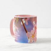 Charmanter Haufen Sakura-Blume im Frühjahr Tasse (Vorderseite Links)