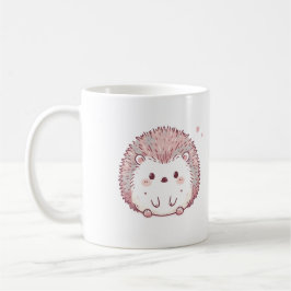 Charmanter Igel mit spielerischem Whimsy Kaffeetasse