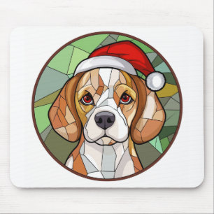 Charmanter Kaninchencheer: Weihnachten zum Thema B Mousepad