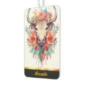 Charmanter Lufterfrischer mit Blumenkuhdesign (Links)