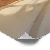 Charmanter Ort: Junge Mannwasserfarbe Poster (Ecke)