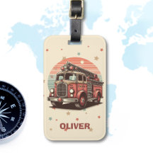 Charmanter Retro-Vintager Feuerzug bei Sonnenunter