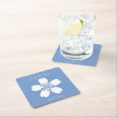 Charmanter Sakura in Periwinkle Paper Untersetzer (Vor Ort)
