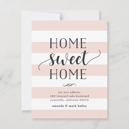 Charmanter Streifen | Ankündigung der Beförderung (Vorderseite)