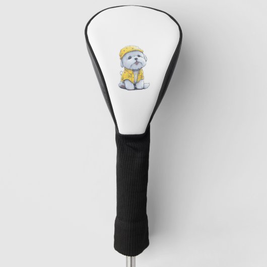 Charmanter süßer Hund Golf Headcover (Vorderseite)