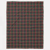Charmanter Tartan-Throw für klassische Weihnachtsd Fleecedecke (Vorderseite)