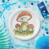 Charmanter Toad unter dem Pilz Pappteller (Party)