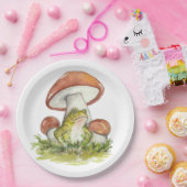 Charmanter Toad unter dem Pilz Pappteller (Party)