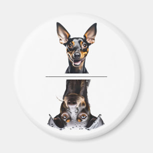 Charmanter Toy Manchester Terrier Geschirrspüler Magnet