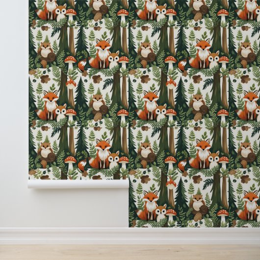 Charmanter Wald-Kreaturen, Wald- und Vogelwelt Tapete (Anwendung)