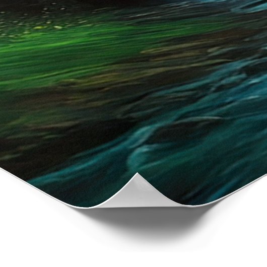 Charmanter Wasserfall-Song Poster (Ecke)