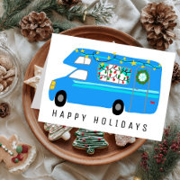 Charmanter Weihnachtscamper Vintag RV Xmas