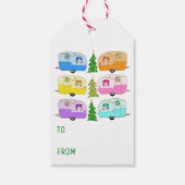 Charmanter Weihnachtscamper Vintager Anhänger RV X (Rückseite)