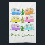 Charmanter Weihnachtscamper Vintager Anhänger RV X Geschirrtuch<br><div class="desc">Hoffe,  dass dir dieses Ferienhaus gefällt. Fügen Sie Ihren eigenen Text hinzu,  um ihn anzupassen,  wenn Sie möchten. Karo in meinem Shop für mehr passende Artikel und andere Urlaubsmuster. Danke für den Einkauf mit mir!</div>