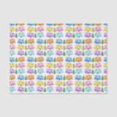 Charmanter Weihnachtscamper Vintager Anhänger RV X Seidenpapier (Vorderseite)