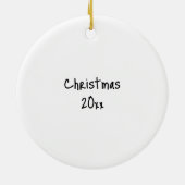 Charmanter Weihnachtsgel Moderner Stil der Folklor Keramik Ornament (Hinten)