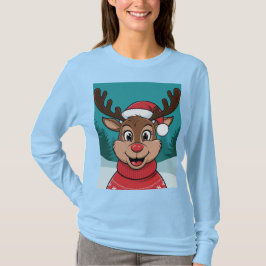 Charmanter Weihnachtsmann-T - Shirt für Mädchen