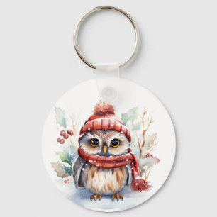 Charmanter Winterschwärmerring Schlüsselanhänger