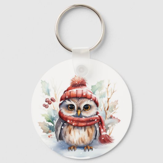 Charmanter Winterschwärmerring Schlüsselanhänger (Vorderseite)