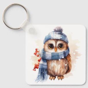 Charmanter Winterschwärmerring Schlüsselanhänger