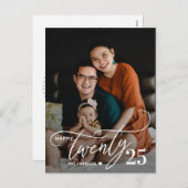 Charmantes 20-Happy New Year Foto Postkarte (Vorne/Hinten)