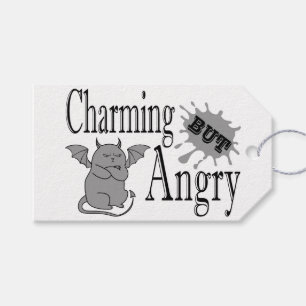 Charmantes, aber wütend kleines böses Zitat lustig Geschenkanhänger