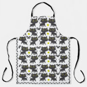 Charmantes Black Cat Design Schürze (Vorderseite)