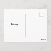 Charmantes Elefant & Bloms Aquarellmalerei Postkarte (Rückseite)