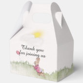 Charmantes Flopsy Bunny Themed Party Boxen. Geschenkschachtel (Rückseite)