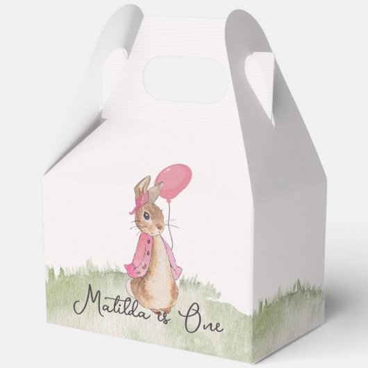 Charmantes Flopsy Bunny Themed Party Boxen. Geschenkschachtel (Vorderseite)