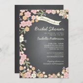 Charmantes Garden Blumenstrauß Brautparty Einladung (Vorne/Hinten)