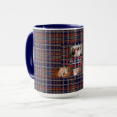 Charmantes Geschenk für die beste Mama Tartan Kari Tasse (Vorderseite Links)