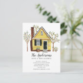 Charmantes Haus | Meldung verschieben Postkarte (Stehend Vorderseite)