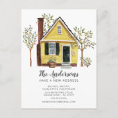 Charmantes Haus | Meldung verschieben Postkarte (Vorderseite)