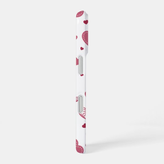 Charmantes Herz Elegantes und stilvolles Design iPhone 16 Hülle (Rechte Seite)